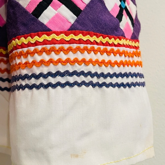 Handmade Native American Toddlers Patchwork Skirt - Picture 3 of 10